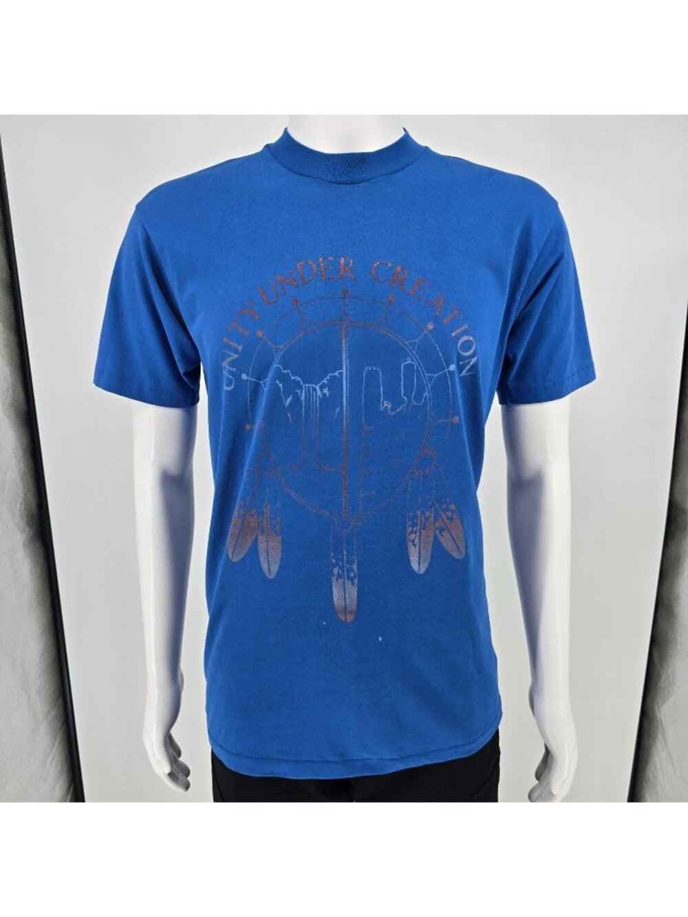 Vintage 1980s Hanes "Unity Under Creation" Dreamcatcher Graphic T-Shirt (M/L)